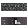 Acer 6B.HF8N2.020 gyári új magyar fekete háttérvilágításos laptop billentyűzet, keret nélkül