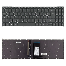 Acer 6B.HF8N2.020 gyári új magyar fekete háttérvilágításos laptop billentyűzet, keret nélkül laptop alkatrész