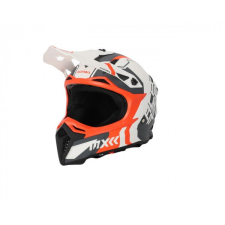 Acerbis cross sisak – Profile 5 – fehér/narancs bukósisak