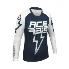 Acerbis MX J-KID JERSEY 2024 - BLUE/WHITE motocross mez