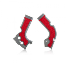 Acerbis vázvédő - X-Grip - CRF 250 14/17 + 450 13/16 - ezüst/piros egyéb motorkerékpár alkatrész