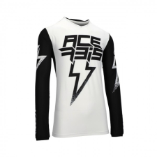 Acerbis X-FLEX JERSEY 2024 - WHITE/BLACK motocross mez