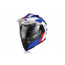 Acerbis zárt bukósisak - Flip FS-606 - fehér/kék/piros bukósisak
