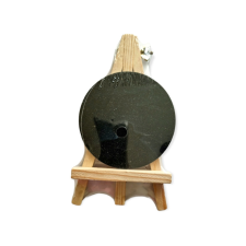 ACH Mini festőállvány fatáblával - kör, fekete dekorációs kellék