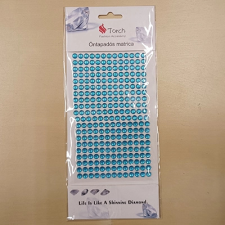 ACH Strasszkő öntapadós 6mm égkék dekorációs kellék