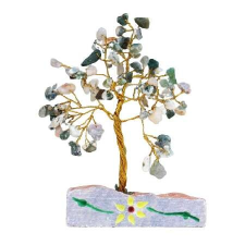  Achát drágakő fa, 80 kövel - Tisztaság köve - MS-420 dekoráció