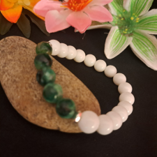  Achát szerencse karkötő 1 cm-es karkötő