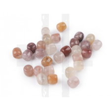  Achát szintetikus ásvány kövek lekerekített kockák - 24 db/csomag dekorációs kellék