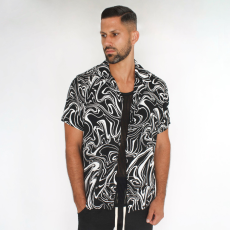  Acid Shirt - fekete ing - Méret: XXL