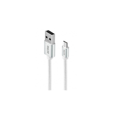 ACME CB2011S 1m ezüst Micro USB kábel kábel és adapter
