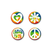 ACME Peace & Love radír /4 db-os válogatás radír