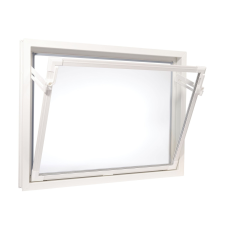 ACO pinceablak Self bukó normál üvegezéssel fehér 100 cm x 50 cm nyílászáró