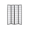  ACRON 4-részes fa paraván Szín: fekete