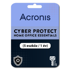 Acronis Cyber Protect Home Office Essentials (5 eszköz /1 év) (Elektronikus licenc) karbantartó program