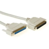 Act 37 pin D-sub male - 37 pin D-sub female cable 1m White AK4245