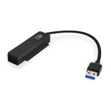 Act AC1510 USB-A adapter kábel - 2.5" SATA/HDD/SSD tápegység fekete (AC1510) asztali számítógép kellék