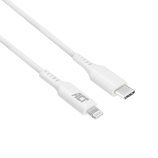 Act AC3014 USB-C to Lightning charging/data cable 1m White kábel és adapter