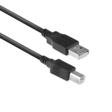 Act AC3032 USB 2.0 connection cable A male - B male 1,8m Black kábel és adapter
