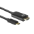 Act AC7315 USB-C apa - HDMI apa Adapterkábel - Fekete (2m)
