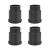 Act AC8220 Additional feet (3cm) for AC8210 and AC8215 Black