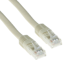 Act ACT CAT5E U-UTP Patch Cable 0,5m Ivory kábel és adapter