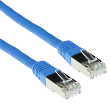 Act ACT CAT6A S-FTP Patch Cable 1m Blue kábel és adapter