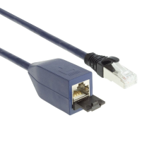 Act ACT CAT6A S-FTP Patch Cable 2m Blue kábel és adapter