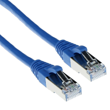 Act ACT CAT6A S-FTP Patch Cable 2m Blue kábel és adapter