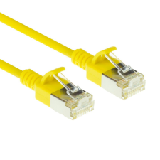 Act ACT CAT6A U-FTP Patch Cable 0,25m Yellow kábel és adapter