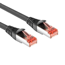 Act ACT CAT6A U-FTP Patch Cable 1m Black kábel és adapter