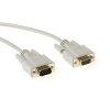 Act ACT Serial printer cable 9 pin D-sub male to 9 pin D-sub female 1,8m Ivory