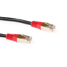 Act CAT5e F-UTP Patch Cable 0,5m Black kábel és adapter