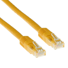Act CAT5e U-UTP Patch Cable 5m Yellow IB5805 kábel és adapter