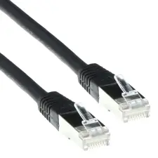 Act CAT6 S-FTP Patch Cable 1m Black FB9901 kábel és adapter