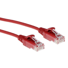 Act CAT6 U-UTP Patch Cable 0,25m Red kábel és adapter