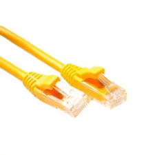 Act CAT6 U-UTP Patch Cable 0,5m Yellow  IK8800 kábel és adapter
