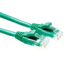 Act CAT6 U-UTP Patch Cable 1m Green  IK8701 kábel és adapter