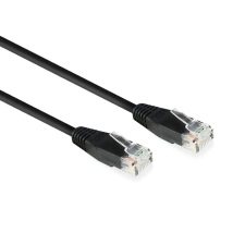 Act CAT6 U-UTP Patch Cable 2m Black  DC9902 kábel és adapter