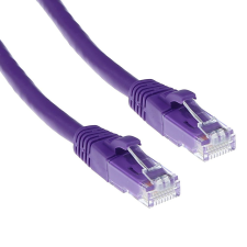 Act CAT6 U-UTP Patch Cable 5m Purple IS1705 kábel és adapter