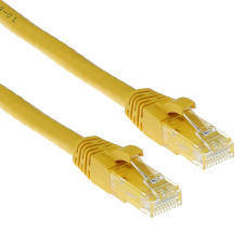 Act CAT6 U-UTP Patch Cable 5m Yellow IS8805 kábel és adapter