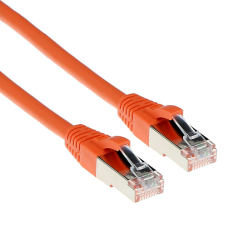 Act CAT6A S-FTP Patch Cable 10m Orange FB2110 kábel és adapter