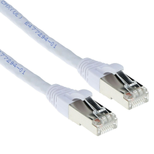 Act CAT6A S-FTP Patch Cable 1,5m White FB6451 kábel és adapter
