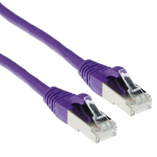 Act CAT6A S-FTP Patch Cable 3m Purple FB8703 kábel és adapter