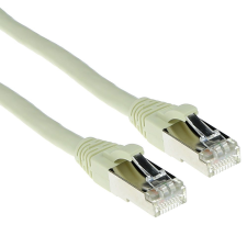 Act CAT6A S-FTP Patch Cable 7m Ivory   FB6007 kábel és adapter