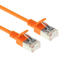 Act CAT6A U-FTP Patch Cable 0,15m Orange DC7130 kábel és adapter