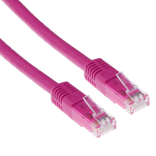 Act CAT6A U-UTP Patch Cable 20m Pink IB7320 kábel és adapter