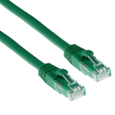 Act CAT6A U-UTP Patch Cable 2m Green (IB2702) kábel és adapter