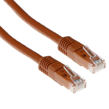 Act CAT6A U-UTP Patch Cable 5m Brown IB4405 kábel és adapter