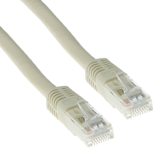 Act CAT6A U-UTP Patch Cable 5m Ivory IB3305 kábel és adapter