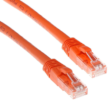 Act CAT6A U-UTP Patch Cable 7m Orange kábel és adapter